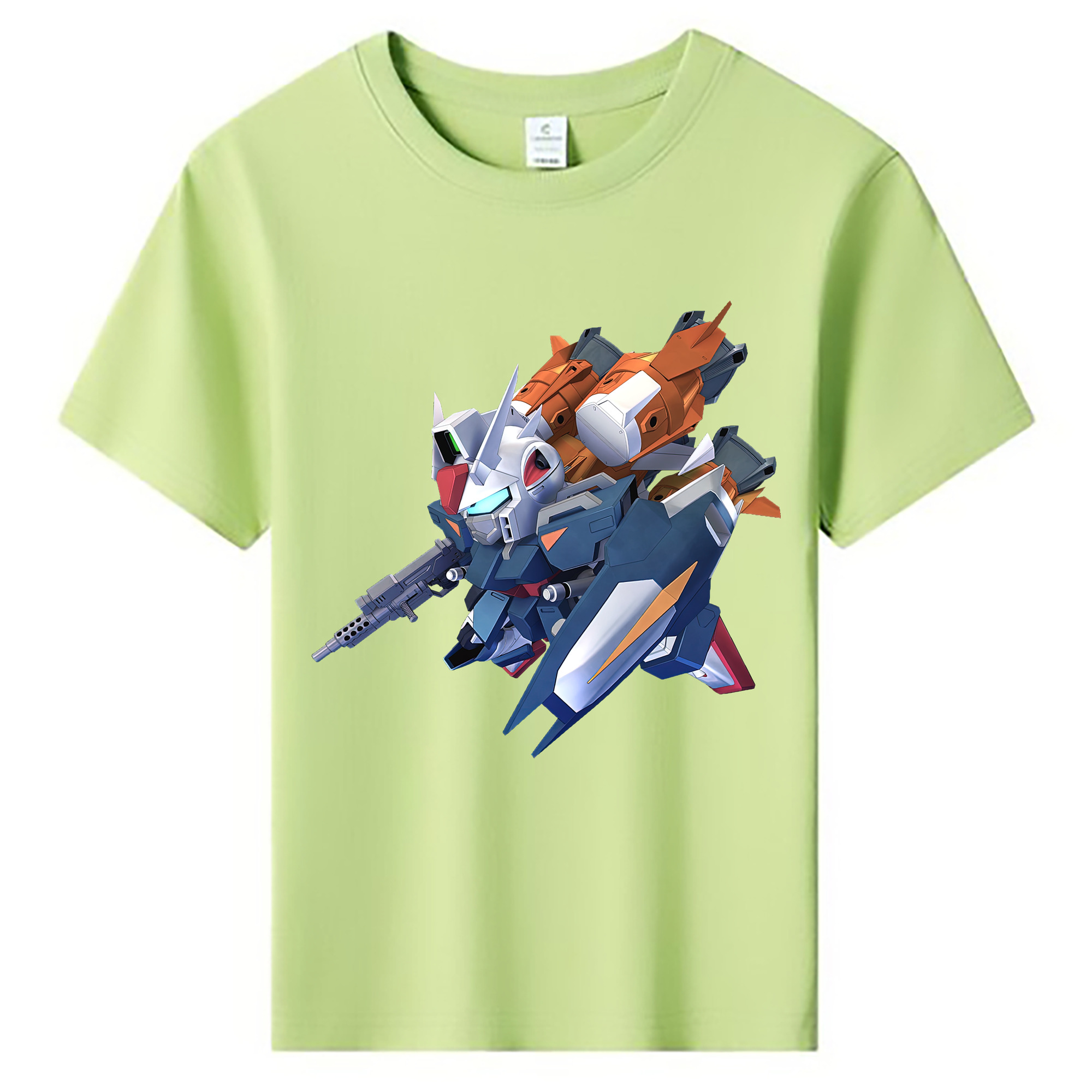 （画像用） 機動戦士ガンダム Mobile Suit Gundam 綿100％キッズTシャツ（フロントプリント）